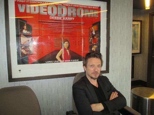 SK1 (L’Affaire SK1) director Frédéric Tellier with David Cronenberg's Videodrome at the IFC Center